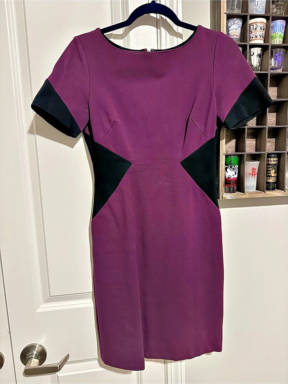 Catherine Color Block Mini Dress Size 2 Like New